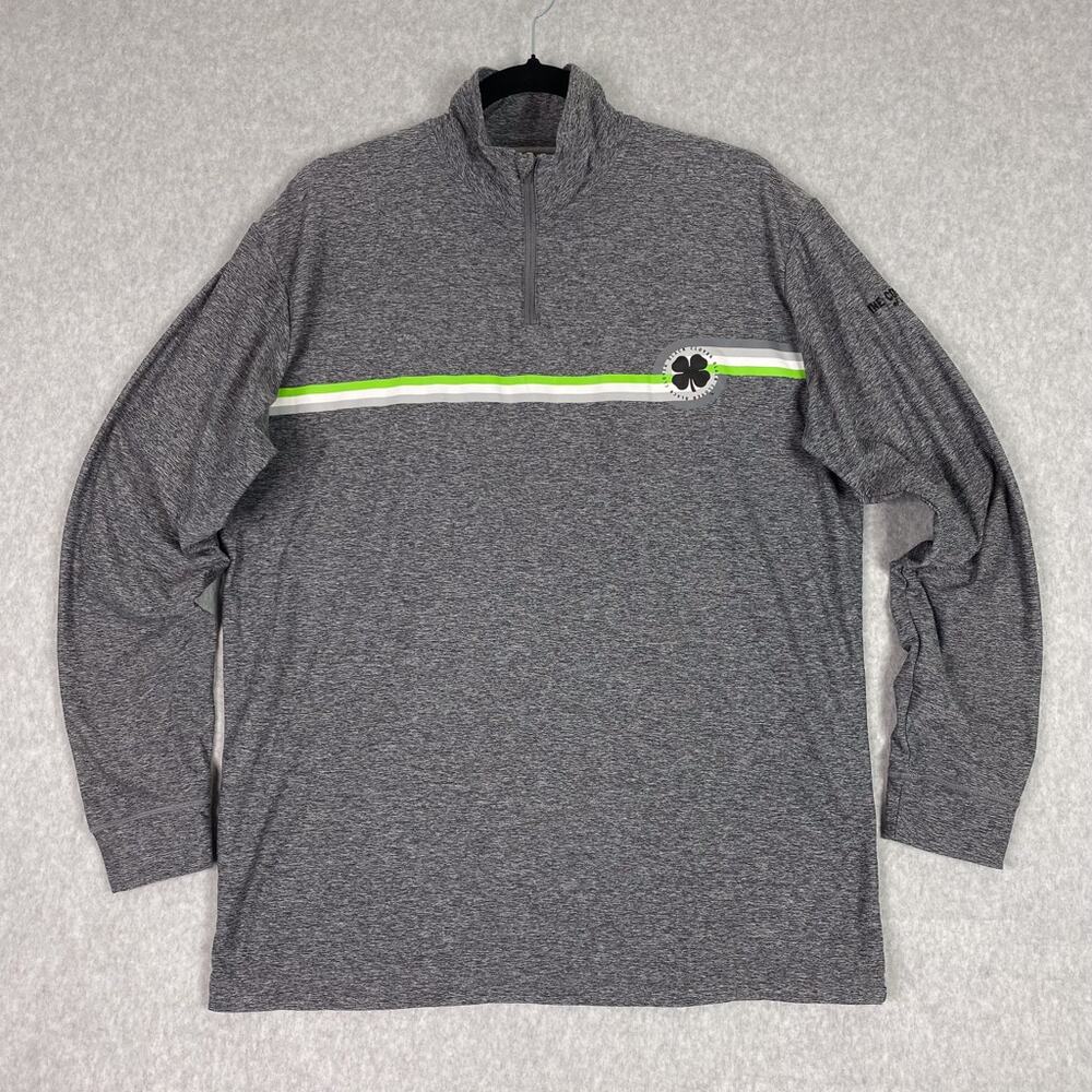 Black Clover Shirt Mens M Golf 1/4 Zip Pullover The Cosmopolitan of Las Vegas